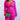 Black Pearl Clothing Pretty Girl Rouched Set in hot pink, featuring a fitted top and matching skirt with ruching details.