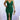 Drape Wraped Hi-Low Maxi Dress-Hunter Green - My Sexy Black 