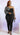 Plus Size Sparkling Top-Black - My Sexy Black 