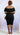 Plus size black two-piece skirt set by My Sexy Black Boutique featuring ruched details and a stylish, comfortable fit.
