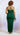 Drape Wraped Hi-Low Maxi Dress-Hunter Green - My Sexy Black 