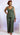 Women’s green plus size wide-leg pant set, two-piece outfit with relaxed fit, casual style, by My Sexy Black Boutique