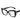 Clear cat-eye fashion eyeglasses from My Sexy Black Boutique with black frames and stylish, rounded design.
