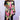 Pink and green swirl plus size leggings set by My Sexy Black Boutique, featuring a two-piece pants and top ensemble.