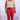 Super Red Flare Jeans-Red