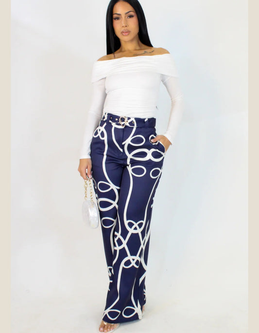 I Want You Pants-Navy