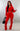 Red Zoey Jogger Set by My Sexy Black featuring a comfortable matching top and joggers, perfect for casual wear.