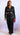 Plus size black shorty two-piece set from My Sexy Black Boutique, featuring a fitted top and matching shorts.