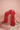 Super Red Flare Jeans - Blush Editorial
