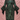 Swing Back Midi Plus Dress-Multi Green