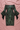 Swing Back Midi Plus Dress-Multi Green