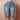 Torn Up Shorts Med Blue - Blush Editorial