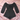 Women's Plus Print Romper - Black