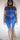Blue denim Zapper Zip Front Dress from My Sexy Black Boutique, featuring a front zipper and stylish fit.