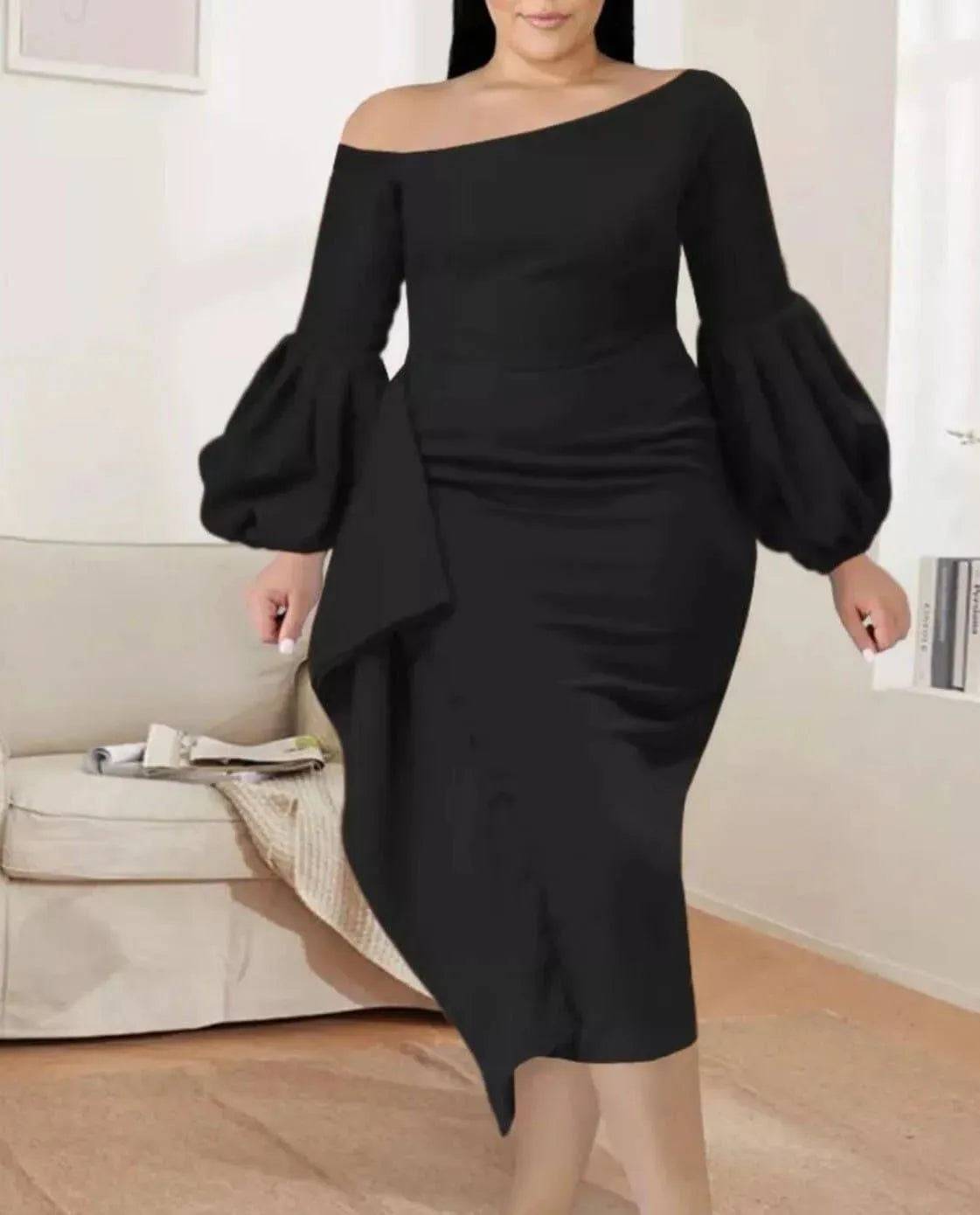 Dance With Me Dress Black | Elegant Fit – Mysexyblack
