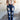 Dark wash Western ripped jeans from My Sexy Black Boutique, featuring distressed details and classic denim style.