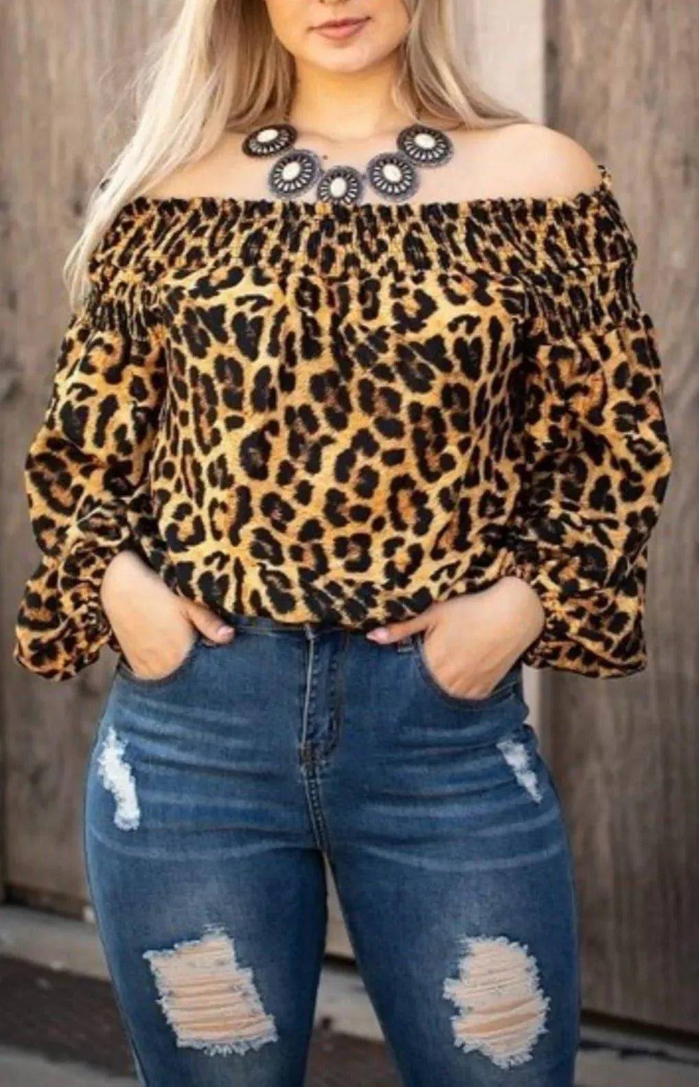 Do Not Bite Me Leopard Print Top Women's Sexy | Mysexyblack 