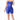 Blue Josie sheer romper by My Sexy Black Boutique, featuring lightweight, see-through fabric and stylish design for fashionable wear.
