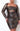 Plus size black swirl mini dress from My Sexy Black, featuring a stylish design for curvy figures.