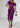 Athalia plum midi dress by My Sexy Black Boutique, featuring a stylish mid-length design and elegant fabric.