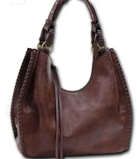 Betty Travel Hobo Handbag-Saddle.