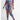 Blue tie-dye Aria Plus jumpsuit by My Sexy Black, featuring a stylish and comfortable romper with vibrant tie-dye pattern.