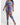 Blue tie-dye Aria Plus jumpsuit by My Sexy Black, featuring a stylish and comfortable romper with vibrant tie-dye pattern.