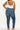 Dark blue plus jeans from My Sexy Black called Highrise-Dark Blue, showcasing the fit and denim texture.