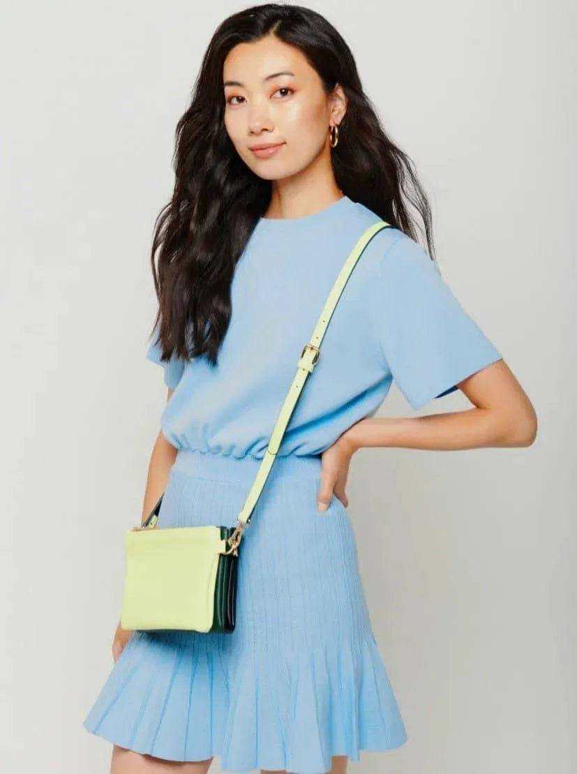 Chelsea Mersi Trio Crossbody - Lime.