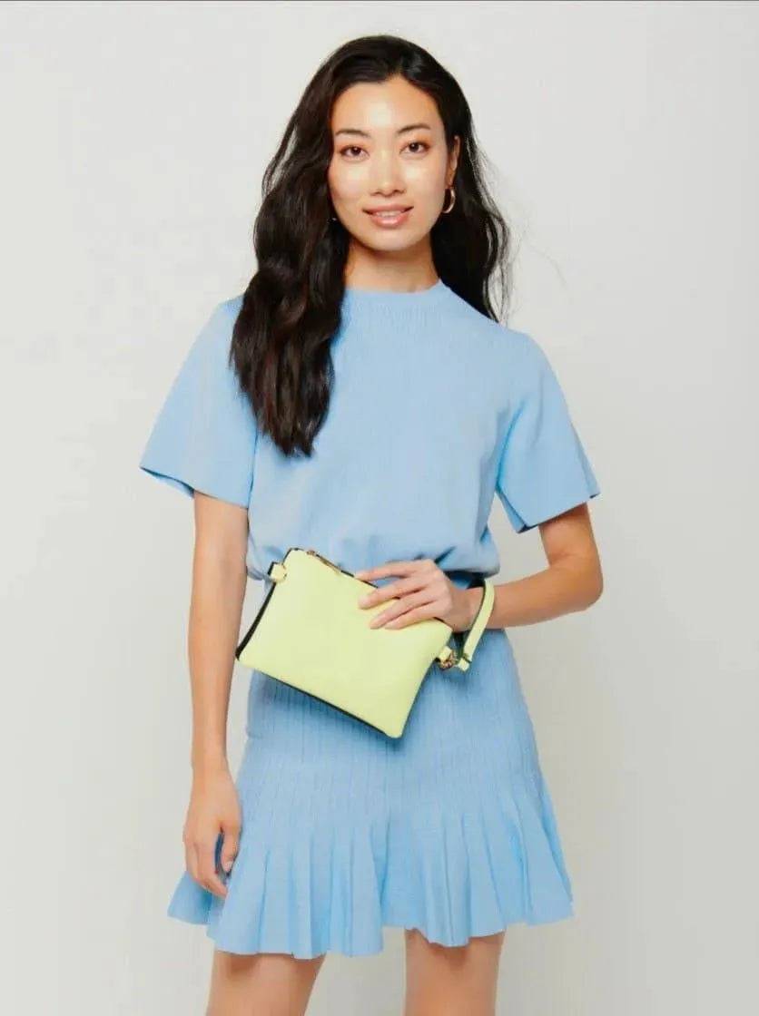 Chelsea Mersi Trio Crossbody - Lime.