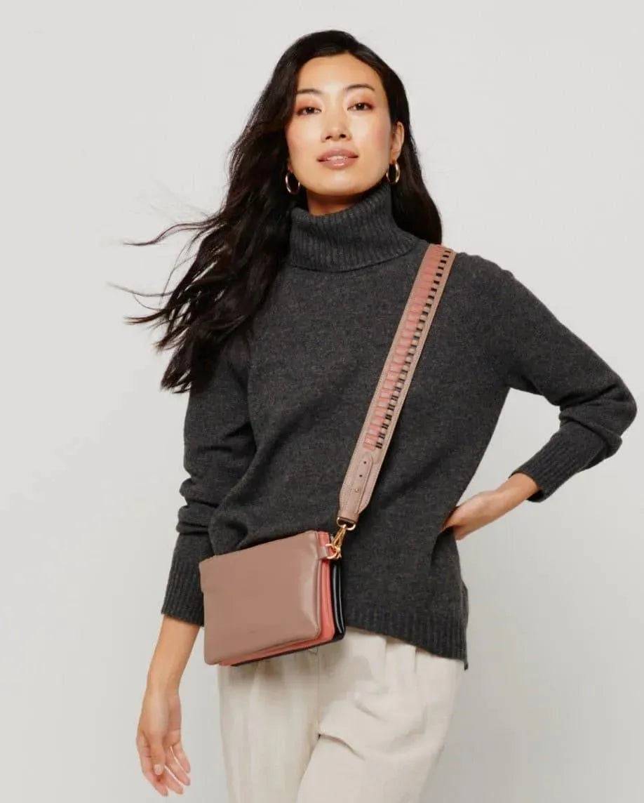 Chelsea Mersi Trio Crossbody - Taupe.
