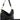 Black designer bucket handbag from My Sexy Black Boutique with a stylish, spacious design and modern fashion appeal.