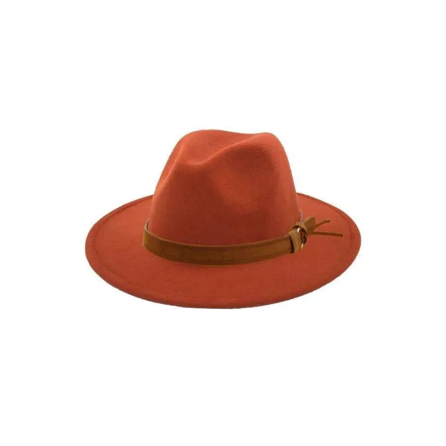 Flat Brim Panama Hat.