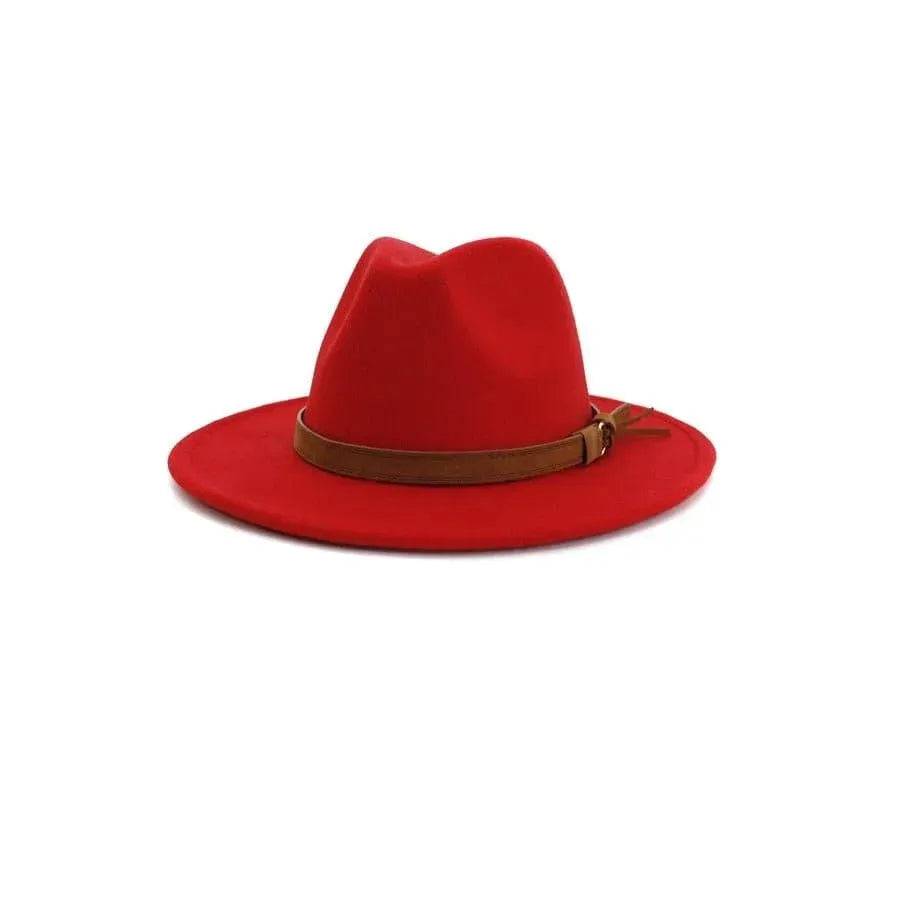 Flat Brim Panama Hat.