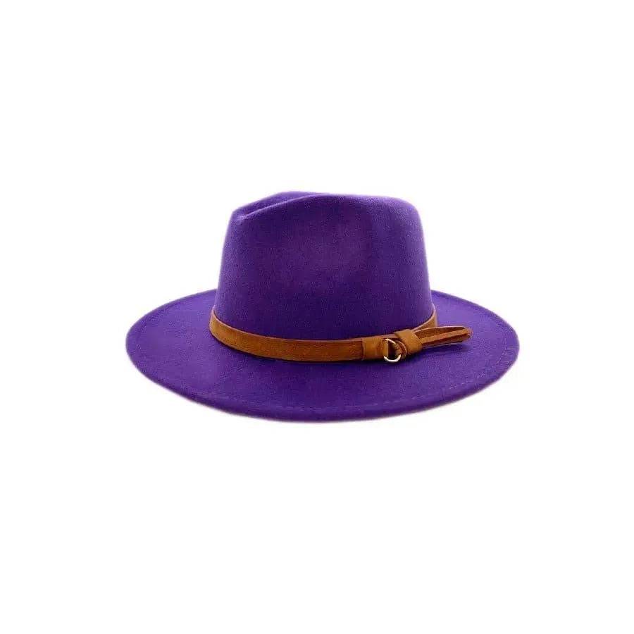 Flat Brim Panama Hat.