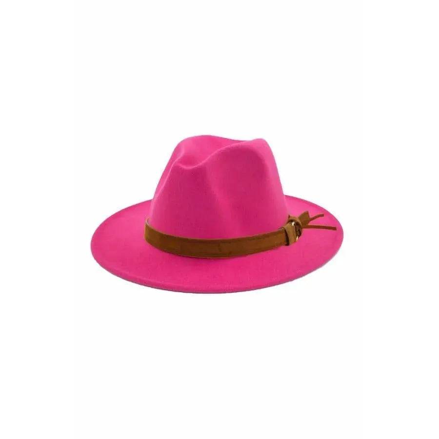 Flat Brim Panama Hat.