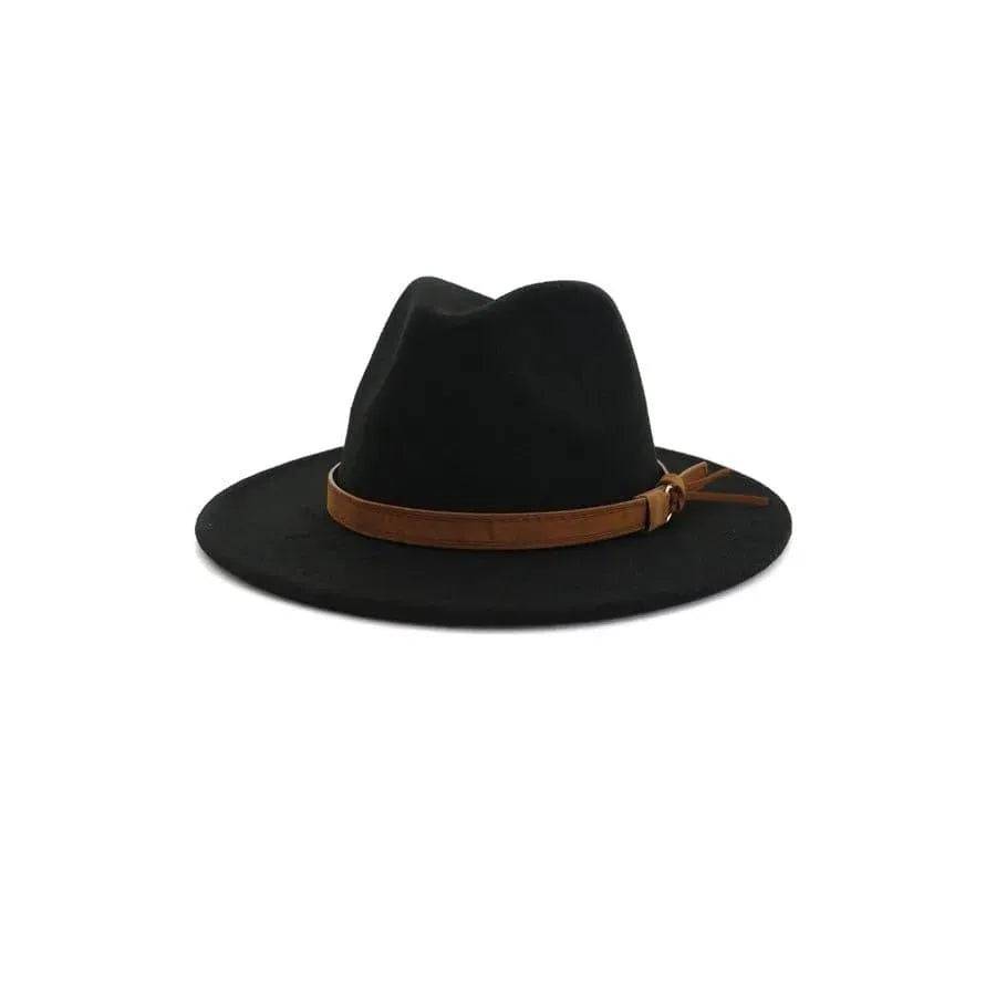 Flat Brim Panama Hat.