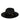 Black straw hat from My Sexy Black Boutique, stylish sun hat with wide brim, perfect for summer wear.