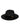 Black straw hat from My Sexy Black Boutique, stylish sun hat with wide brim, perfect for summer wear.