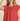 Cherry red Gracelyn Yoke Mini Dress from My Sexy Black Boutique, featuring a fitted yoke design and stylish short length.