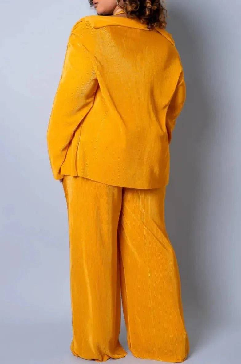 I am Me Three Piece Plus Set-Mustard.