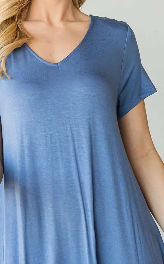 Irene Denim Mini Dress.