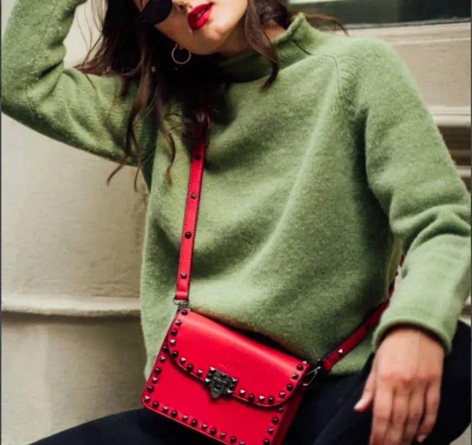 Kiss Me Ruby Mersi Handbag-Red.