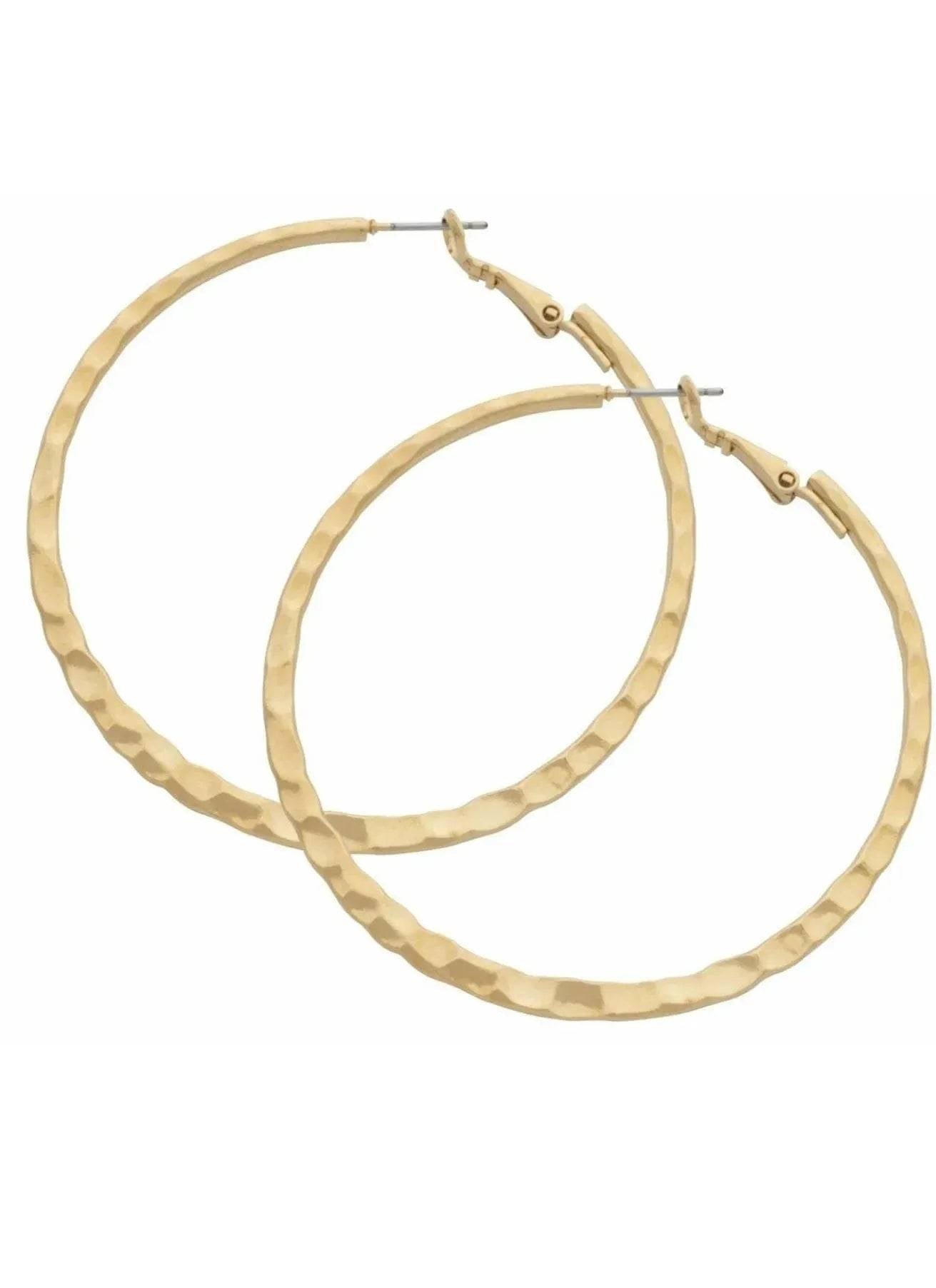 Lady Dee Hop Earrings-Gold.