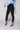 Black blazer with lapel detail and ruched sleeves paired with pintuck tapered trousers, from My Sexy Black boutique.