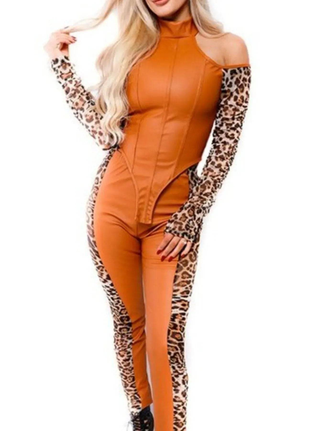 Leo Faux Two Piece Set.