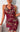 Wine-colored Link Chain Bodycon Midi Dress by My Sexy Black Boutique featuring a sleek, fitted design and chain accents.