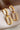 Gold Link Drop Earrings by My Sexy Black featuring sleek, modern design with interconnected gold loops.