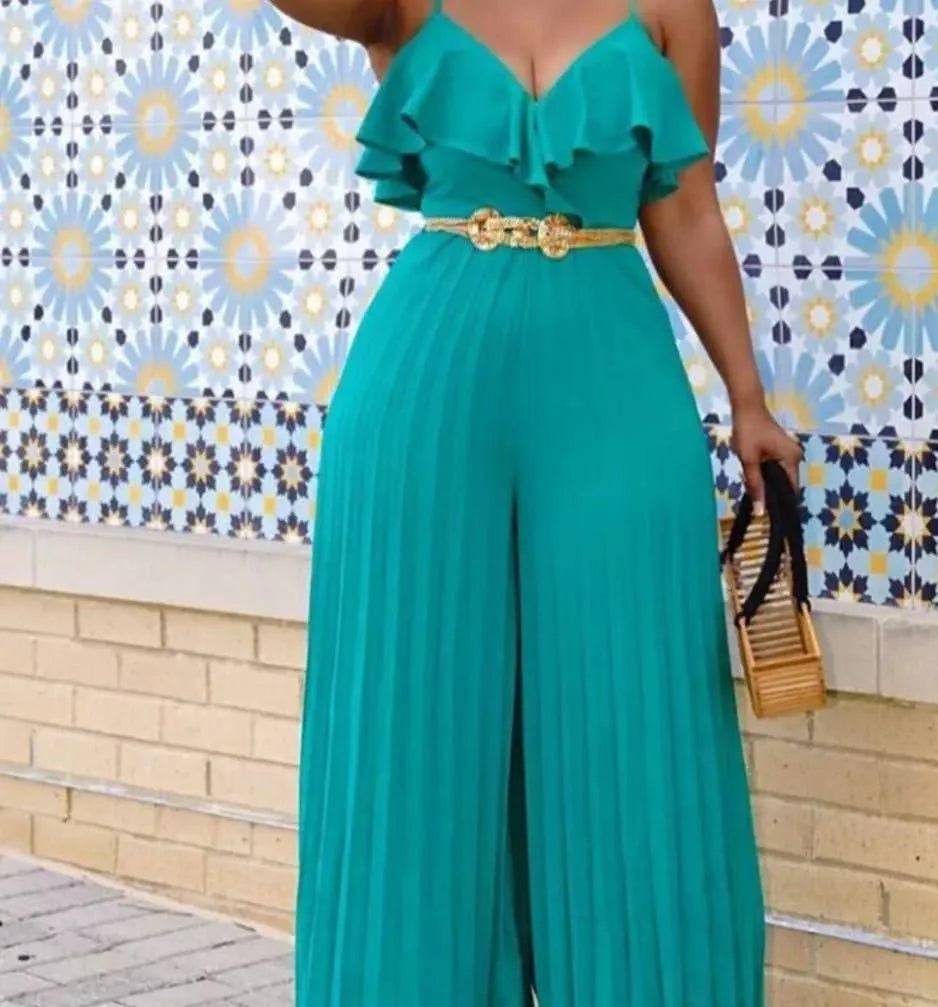 Love Me Baby Adorable Jumpsuit-Teal.