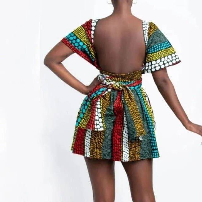 Makayla Adorable Romper- Multi.